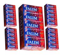 Falım Strawberry Flavored Sugar-Free Chewing Gum Flavored Sugar-Free Chewing Gum 500 pcs (5pcs in each pack, 100 packs in total) by Pufai Grocery