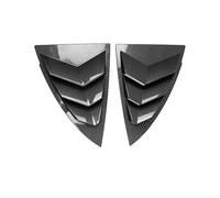 FALMDCQ Car Rear Window Triangle Louver, Side Air Vents Shutter Cover, Exterior Accessories, Compatible with Tesla Model Y 2021-2025,3-Carbon Fiber Look