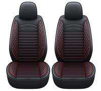 FALMDCQ Car Seat Covers Front Seat 2 Seat, Compatible with Audi A2 1.2 TDI 3L 8Z, All Seasons Auto Interior Protector,1-Black+Red