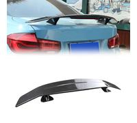 FALMDCQ Compatible with Porsche Panamera 970 2010-2016, Car Rear Trunk Spoiler Tail Wing Tuning Boot Lip Fixed Wind Deflector Modified Parts,B Carbon fiber look