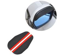 FALMDCQ Compatible with TOYOTA RAV4 2014-2019, 2Pcs Car Side Rear View Mirror Rain Eyebrow Visor Rainproof Snow Guard Protector Sun Shield Cover,A Carbon fiber look