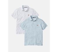 Falmouth Polo 2-Pack - Sky Blue / White - S