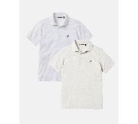 Falmouth Polo 2-Pack - White / Off White - XL