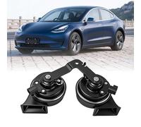 Falnova Dual Tone Snail Horn Assembly Compatible with Tesla Model 3 17-22 & Model Y 20-23, Waterproof 500Hz/4000Hz High Low Tone Replacement Bracket 1486943-00-A 1109660-00-B