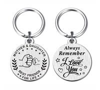 FALOGI Mum Gifts from Daughter, Mother Birthday Gifts, Remember I Love You Mum Keychain