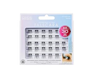 FALSCARA Collection DIY Eyelash Extension Multipack, Feather-Light Eyelash Fibres, 30 10 mm-14 mm Lengthening Wisps, Natural Volume