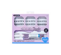 FALSCARA STUDIO Lash Extension Kit, 54 Stackable Lash Clusters, Light Volume, 8mm-12mm, ‘Delicate’, False Eyelashes, InfuseBond, Water-Resistant Seal, BondBoost, Hydro Cleanser, Applicator