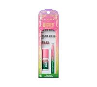 FALSCARA X WICKED: FOR GOOD False Eyelashes, ‘Wickedly Wonderful’, 8mm-10mm Natural Volume, Purple Glitter, Lash Extension Kit Includes Mini BOND, Mini Applicator, & 10 Lash Clusters