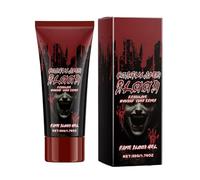 False Blood Gel Halloween Blood Make-Up Washable Realistic Effect 50 ml False Blood for Vampire Injury Cosplay Theatre Film Horror Make Up