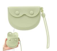 False Detch Container - Portable Denture Storage & Storage Case with Zipper | Friendly Mouth Guard Holder Bag for Aligners, Braces, Denture Guards