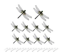 False Dragonflies - Lifelike Decorative Tree Decoration Dragonfly | Tree Poles Decoration,For Gardening Balcony Terrace BackPark Outdoor Out Indoor