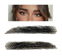 False Eyebrows Human Hair,1 Pair Real Hair Brows - Reusable Real Hair Brows, Breathable Handmade Hair Brows For Women Men