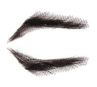 False Eyebrows Real Hair Realistic 1 Pair Reusable Breathable