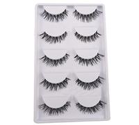 False Eyelash Cross-dense Eyelash Soft Long Makeup Eye Lash Extension Woman jewelry 5 Pairs