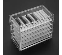 False Eyelash Organizer Case for Grafting Storage Display, 5 Layers Clear False Lashes Display Box for Eyes, Reusable Eyelash Case with Premium Quality for Beauty Salon and Home Use