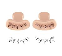 False Eyelash Stamp, Eyelash Stamp Tool - False Lower Eyelash Stamp for Makeup, Durable Imitation Eyelash Stamp for Travel, Business Trip, Beauty Salon, Home