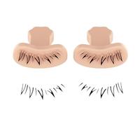 False Eyelash Stamp, Portable Bottom Eyelash Stamp, Multi-Purpose Makeup Tool for Beauty Salon, Home, Travel, Business Trip