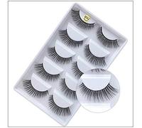 False Eyelashes, 3D Faux Eyelashes Natural Long Looking Fake Eyelashes,Reusable Handmade Soft Lashes Pack for Makeup Eyelashes Extension (Natural Look)