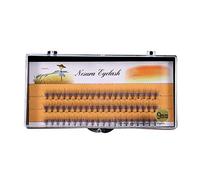False Eyelashes, 60pcs/Tray 9mm, Synthetic Fiber, Fake Eyelash Extension Set Strip Lashes with 7 Size Options for Makeup & Beauty Use