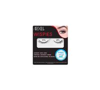 False Eyelashes Baby Demi Wispies Free Mini DUO Adhesive Black Short Length Light Volume Criss-Cross Feathering Curl Lashes Invisiband Comfortable