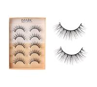 False Eyelashes Fake Eyelashes Thick False Eyelashes Soft Reusable Eyelashes Diy Eyelash Extension Cluster C Curling Natural Single Eyelashes Thin False Eyelashes Set Russian Strip (B, One Size)