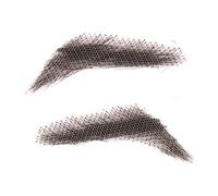 False Eyelashes for Women, 1 Pair Handmade Eyebrows Reusable False Lace Eyebrows Artificial Eyebrows - Breathable Crochet Eyebrows for Women Men