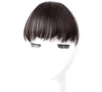 False Fringe Hairpiece with Uneven Cut for Round Square Faces and Natural Hairlines Coverage Invisible Hairlines False Bangs Wigs