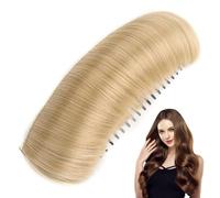 False Hair Clip - Invisible Hair Pads, Princess Styling Tool, Hair Volume Accessories | Lightweight High Temperature Silk, Soft, Flexible, Easy Attachment, Creates Natural Hairstyles for Hair