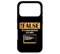 ! false its funny because its true Case for iPhone 17 Pro