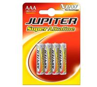 False Jupiter Alc LR03 Blister Pack of 4 Units (318995), Black, Standard