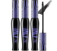False Lash Effect Mascara,Lash Black Volumizing,Volume-Shaping,Waterproof, Smudge-Proof, False Eyelash Effect, Perfume-Free,Long-Lasting,4D Silk Fiber Mascara for Dramatic False Lash Effect#Purple