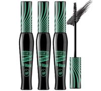 False Lash Effect Mascara,Lash Black Volumizing,Volume-Shaping,Waterproof, Smudge-Proof, False Eyelash Effect, Perfume-Free,Long-Lasting,4D Silk Fiber Mascara for Dramatic False Lash Effect#Green