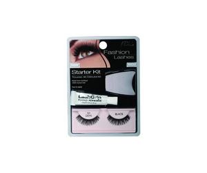 False Lashes - ARDELL - Starter Kit Fashion Lashes No. 101 - Demi Black - Application with glue