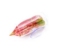 False Leaf Silicone Ornaments Tunnel Suction Cup For Fish Tanks Resting Leaves Colorful Plant For Fish Tanks Shrimp Habitat Aquarium Decors