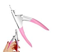 False Nail Clipper Nail Tip | Fingernail Trimmer for Home - U Type Acrylic Tips Cutter Stainless Steel Nail Cutting Manicure Tool for Salon Beauty