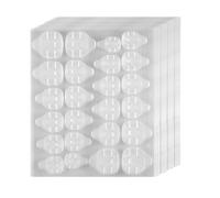 False Nail Sticky Tabs - ShiningUU 720 Pcs Reusable Double-Sided Adhesive Nail Tabs | Nail Glue Tabs | Nail-Friendly Sticky Pads with Protective Film for Acrylic False Nails Manicure Tape