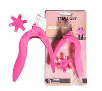 False Nail Tip Clipper, Acrylic Nail Clipper,Professional Nail Extension Clipper,Cutter Trimmer Manicure Pedicure Nail Art Tool,for False Nail Art Manicure (Pink)