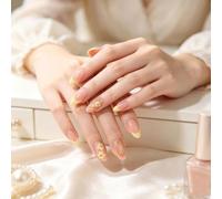 False Nails Collection 24 Piece Long Almond Press on Manicure | Adhesive Tab Wear, Lightweight Artificial Nails for At Home Dressing, Party Looks, Travel