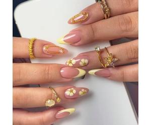 False Nails Collection 24 Piece Long Almond Press on Manicure | Adhesive Tab Wear, Lightweight Artificial Nails for At Home Dressing, Party Looks, Travel