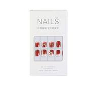 False Nails Of Striped Pieces The To Including Set Nails Design Glued Acrylic Is Nail Nails Nails Nail Nail And Glue Pressing Of Women Girls 24 Glue Flase Nails (F, One Size)