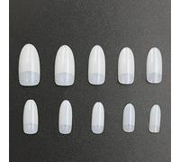 False Nails Shaped Acrylic Tips 500pcs Clear False Nails Tips Full Cover Nails With For Case For A