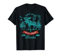 False Pass Alaska Moose Mountain Vintage Souvenir T-Shirt