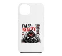 False Reality Simulation Error Cyber Glitch Dystopian Art Case for iPhone 13