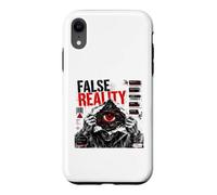 False Reality Simulation Error Cyber Glitch Dystopian Art Case for iPhone XR