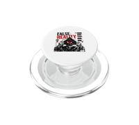 False Reality Simulation Error Cyber Glitch Dystopian Art PopSockets PopGrip for MagSafe