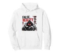 False Reality Simulation Error Cyber Glitch Dystopian Art Pullover Hoodie
