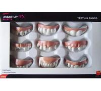 False Teeth And Fangs Mens Ladies Fancy Dress Vampire Teeth & Fang Set