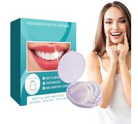 False Teeth - Portable Fake Teeth Set 9x2cm | On Veneers Creative Cosmetic Denture Veneers | Multifunctional Natural Shade Liners | Reusable On Denture Model for Men and Women Use