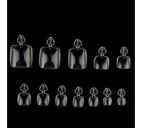 False Toenails 600Pcs Toe Nails For Acrylic Tips Full Cover Press On Toenail For Home Salons