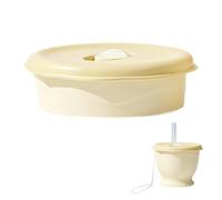 Faltbarer Silikon Trinkbecher 150 ml Mit Strohhalm & Handschlaufe - Platzsparende Reisetasse For Kinder & Erwachsene | Auslaufsicher & Kompakt Für Schule, Fitness & Camping | BPA-frei, 1 in Flach